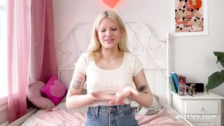 Ersties - Hot Blonde Babe Gets Off With a Sex Toy