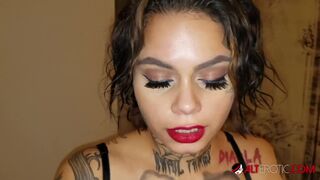 Genevieve Sinn fucked after getting a face tattoo