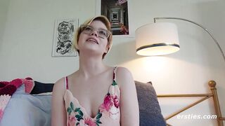 Ersties - Blonde Babe Enjoys Having Her Nipples Played With