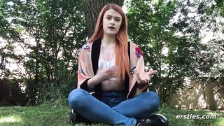 Ersties - Canadian Babe Masturbates With Latex On