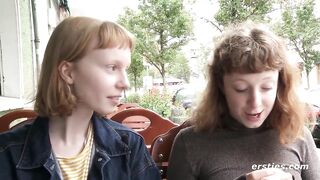 Ersties - Australian Babe Goes Down On Her Blindfolded Friend