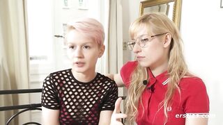 Ersties - Two Hot Blondes Enjoy Sexy Lesbian Fun