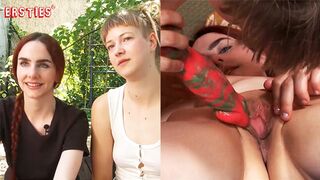 Ersties - Ida und Claudia verwöhnen sich gegenseitig mit Dildo und Strap-on