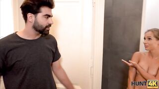 HUNT4K Rich stud gets access to twat of friends new GF using cash