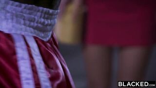 blacked riley reid gets dp'd by two bulls