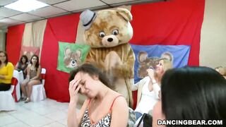 Big Dick Male Strippers and a Fluffy Dancing Bear Entertaining Women