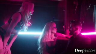 Deeper. Kayden and Kenna Fuck VIP in Strip Club Booth