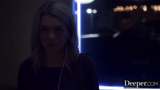 Deeper. Gabbie Carter Crawls to her Leash for a Dark Game