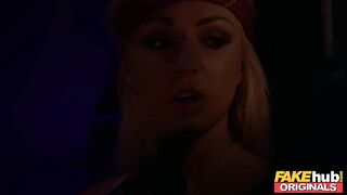 FAKEhub Originals Hot outer space lesbian being sexy seduction