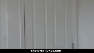 FamilyStrokes - Hot Big Tit Aunt Helps Me Cum