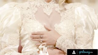 Gorgeous Bride Fucks Her Sexy Stepmom
