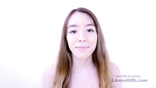 Sweet 19 yo gets to deeply enjoy big cock at modeling audition