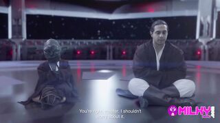Parody Star wars: Master YODA fucks the hot princess Leia