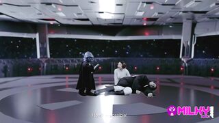 Parody Star wars: Master YODA fucks the hot princess Leia