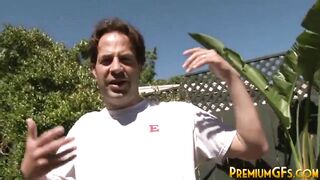 Loni Evans cum covered