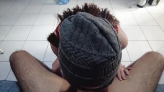 Indo terbaru main ke kontrakan cewek cantik lagi nyuci baju
