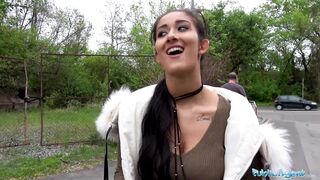 Public Agent Darcia Lee fucked under a bridge