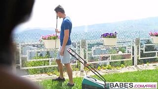 Babes - Step Mom Lessons - Window Watching starring Nick Gill and Billie Star and Rebecca Volpetti