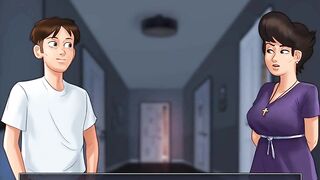 Summertime Saga: Stepson Helping His Stepmom With Her Home Duties - Ep36