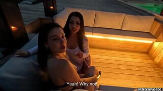 A French Neighbor Couple Agrees To Make Noise In A Villa By Swapping Our Wives!!