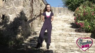 Amandine, a naughty young student, is looking to get fucked