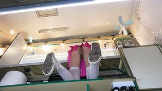 I love to make my sexy shop assistant wet and send her to serve the customers