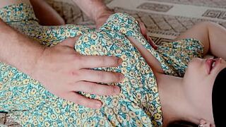 Big Boobed Wife cum during Nipple Licking