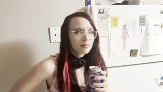 step dad catches step daughter out late drinking, he wont tell step mom if she lets him use her ass, pussy and mouth.