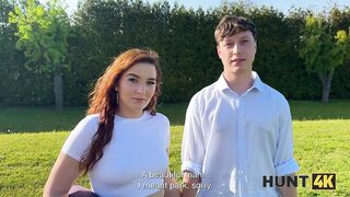 HUNT4K. Pond Cheating. Hot sex with Suzie Sparklez