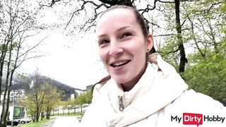 Mydirtyhobby - Hot Amateur blows a stranger outdoors