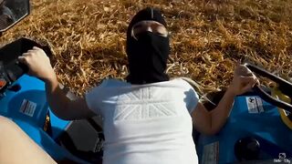 ⭐the Babe Rides My Huge Cock and Atv in Public | Hard Fuck Big Booty