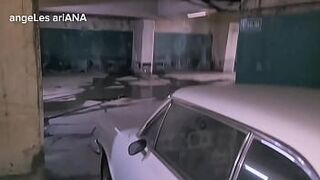 An anal favor in the parking lot, with my teacher after training. Anal leaning on the Torino Coupe! Risky sex in public place