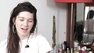 Ersties - Bathing session with Julia and her anal plug