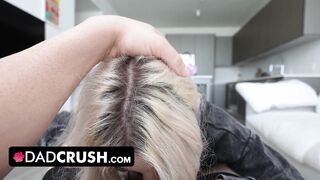 Dad Crush - Cute Blonde Vixen Makes Her Step Dad A Little More Permissive With A Passionate Blowjob