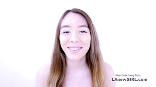 Sweet New 19yo Girl Skilled in Sucking Big Dick at her Modeling Audition