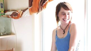 Ersties - Unshaven Ezmeralda masturbates solo