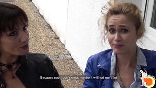 Hot blonde slut addicted to big black cock