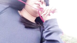Young guy picks me up on the beach and we almost got caught fucking