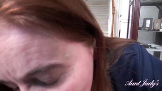 AuntJudys - 48yr-old Texas Amateur Redhead Natasha SUCKS YOUR COCK (VPOV)