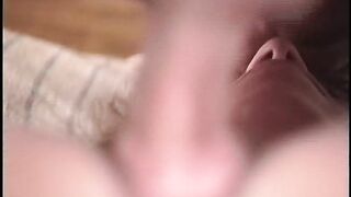 Busty babe gets her bush pleased and boned by a older man with big dick