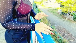 Sex When Leaving the CHURCH - Beautiful Colombian With A BIG AND THICK ASS.