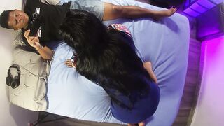 Stepmom Is Desperate To Get Pregnant!. Roof view