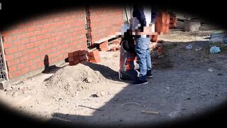 security camera at construction site Engineer Nataly