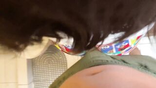 My stepbrother won't let me brush my teeth, he goes into the bathroom and fucks me rich