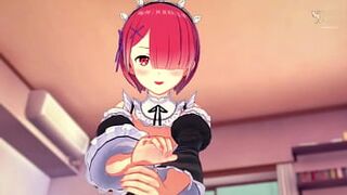 Loving Ram rides you in romantic atmosphere - Re Zero