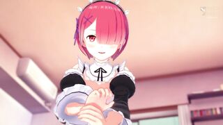 Loving Ram rides you in romantic atmosphere - Re Zero
