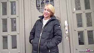 GERMAN SCOUT - FITNESS GIRL SANDY SEDUCE TO FUCK AT REAL PICK UP STREET CASTING IN BERLIN