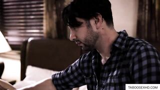 Daughter get help from dad with anal problem