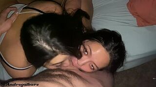 BIG BOOTY Asian Sisters Threesome with @Andregotbars