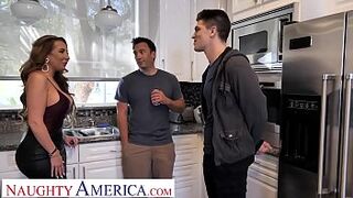 Naughty America Richelle Ryan soaps up with friend's husband